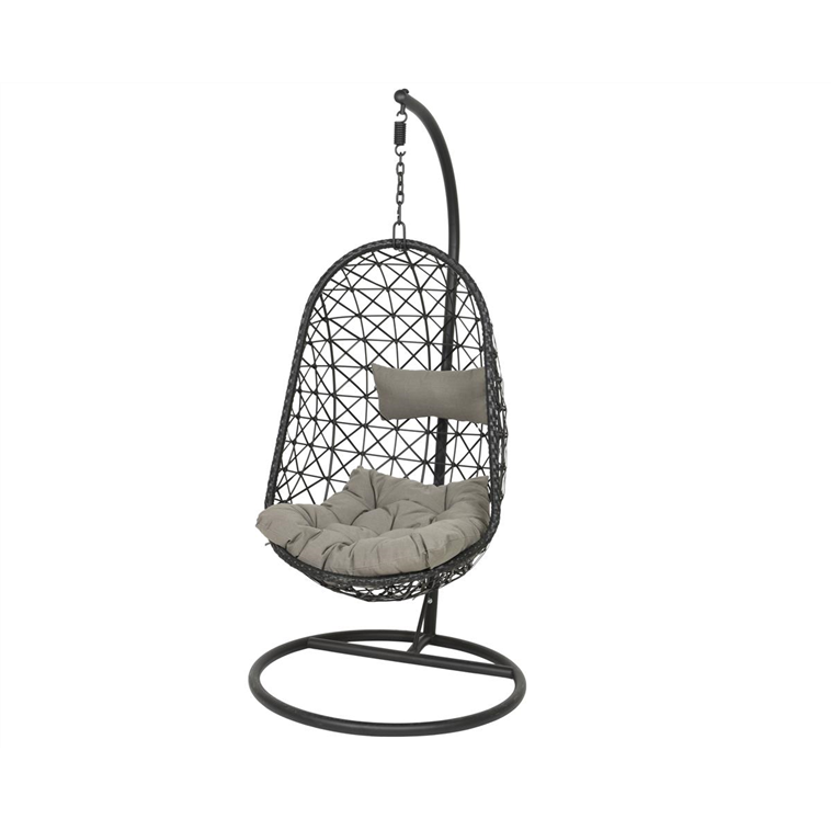 Egg Chair Bologna black Art.Nr 28621 Gartencenter Selbach